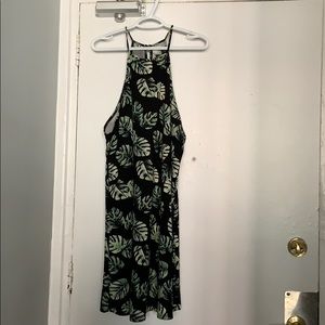 Forever 21 tropical leaf print dress *Size 3X*